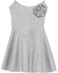 GIUSEPPE DI MORABITO - Rose-Embellished Flared Dress - Lyst
