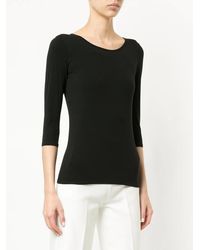 Marc Cain - Three-Quarter Sleeve T-Shirt - Lyst