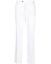 PT Torino - Straight-leg Cotton Trousers - Lyst