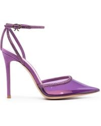 Gianvito Rossi - Plexi 110Mm Crystal-Embellished Pumps - Lyst