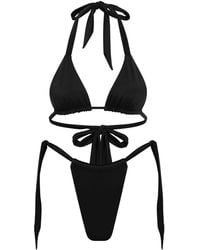 Let's Swim - Triangle-Cup Bikini Top - Lyst