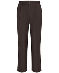 KARL LAGERFELD - Pleated Tailored Trousers - Lyst