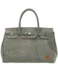ANOTHER CHANCE - Canvas Logo-Patch Tote Bag - Lyst