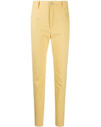 Isabel Marant Jeans mit hohem Bund - Gelb