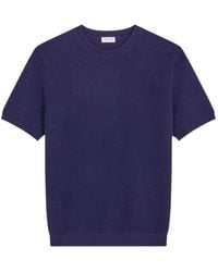 Fursac - Waffle-Texture T-Shirt - Lyst