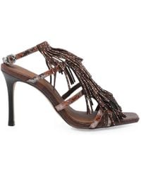 Kurt Geiger - Fringe Sandal 90 - Lyst