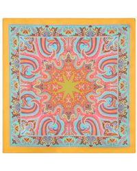 Etro - Carré De Poche En Soie - Lyst