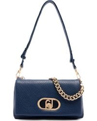 Liu Jo - Medium Lapuffy Logo-Plaque Chain-Strap Shoulder Bag - Lyst