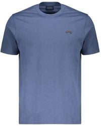 Paul & Shark - Logo-Patch Crew-Neck T-Shirt - Lyst