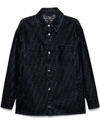 Fendi - モノグラム シャツジャケット - Lyst