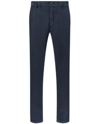 Paul & Shark - Ultralight Poplin Chino Trousers - Lyst