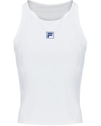 Fila - Racerback Logo-Patch Tank Top - Lyst