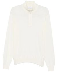 Gran Sasso - Half-Zip Wool Sweater - Lyst