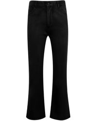 MIDNIGHT RODEO - Waxed Bootcut Trousers - Lyst