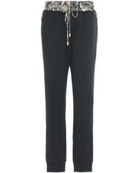 Just Cavalli - Snakeskin-Print Track Pants - Lyst