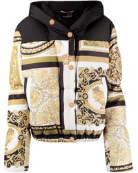 Versace Piumino con stampa - Metallizzato