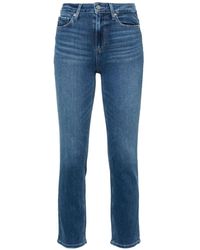 PAIGE - Jeans Cindy con applicazione - Lyst