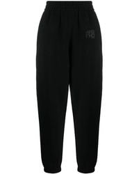 Alexander Wang - Joggers With Rubberised Logo - Lyst