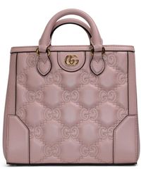 Gucci - Mini GG Matelassé Top-handle Bag - Lyst