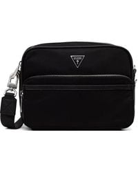 Guess - Mini Milano Logo-Plaque Messenger Bag - Lyst