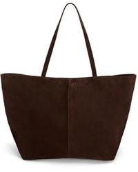 Jil Sander - Linea Piped Suede Tote Bag - Lyst