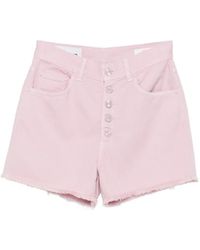 Dondup - Frayed Button-Fly Shorts - Lyst