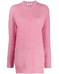 MSGM - Maglione Con Decorazione - Lyst