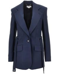 Stella McCartney - Belted Single-Breasted Jacket - Lyst