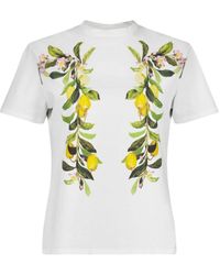 Giambattista Valli - Saint-tropez Cotton T-shirt - Lyst
