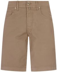 Jacob Cohen - Logo-Patch Shorts - Lyst