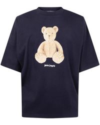 Palm Angels - Bear Logo-Print T-Shirt - Lyst