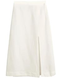 GANT - Split Midi Skirt - Lyst