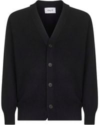 D4.0 - V-Neck Wool Cardigan - Lyst