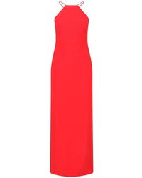 Ralph Lauren - Halterneck Split Dress - Lyst