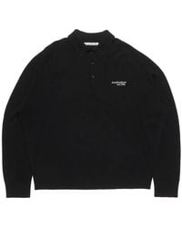 Acne Studios - Wool Polo Shirt - Lyst