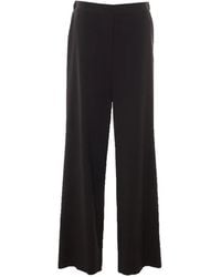 RUE DU BAC - Elasticated-Waist Wide-Leg Trousers - Lyst