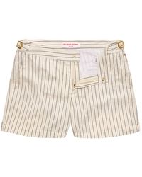 Orlebar Brown - Setter Seersucker Striped Swim Shorts - Lyst