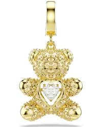 Swarovski - Idyllia Crystal-Embellished Teddy-Bear Charm - Lyst