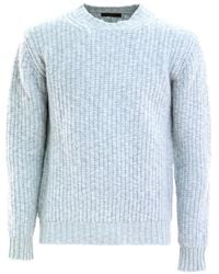 Zanone - Ribbed Crew-Neck Sweater - Lyst