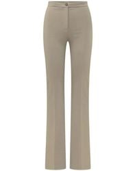 Pinko - Hulka High-Waisted Flared Trousers - Lyst