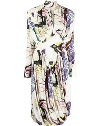 Stella McCartney - All-Over Graphic-Print Dress - Lyst