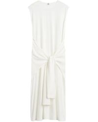 TOTEME - Tie-Waist Jersey Dress - Lyst