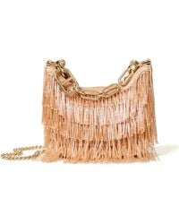 Twinset - Borsa A Tracolla Croissant Con Catena - Lyst