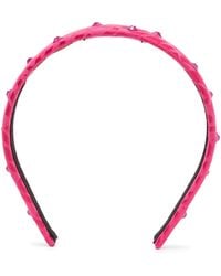 Moschino - Crystal-Embellished Jacquard Headband - Lyst
