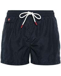 Kiton - Printed Swim Shorts - Lyst