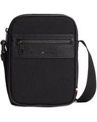 Tommy Hilfiger - Logo-Plaque Zip-Fastening Shoulder Bag - Lyst