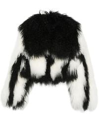 The Attico - Veste En Peau Lainée - Lyst
