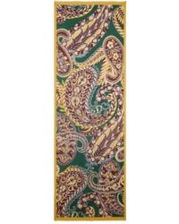 Etro - Sciarpa A Fiori Con Motivo Paisley - Lyst