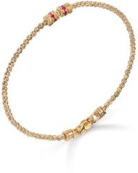 Officina Bernardi - 18Kt Moon Ruby Bracelet - Lyst