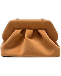 THEMOIRÈ - Medium Bios Pleated Clutch Bag - Lyst